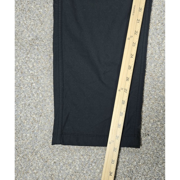 Western Rise Five Pocket Pants Men's 38X32 Black Flat Front Lightweight Stretch - Picture 5 of 8